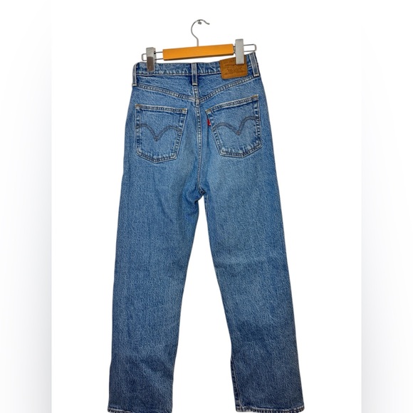 Levi’s Ribcage Straight Ankle Jeans - Size 25 - Picture 3 of 7